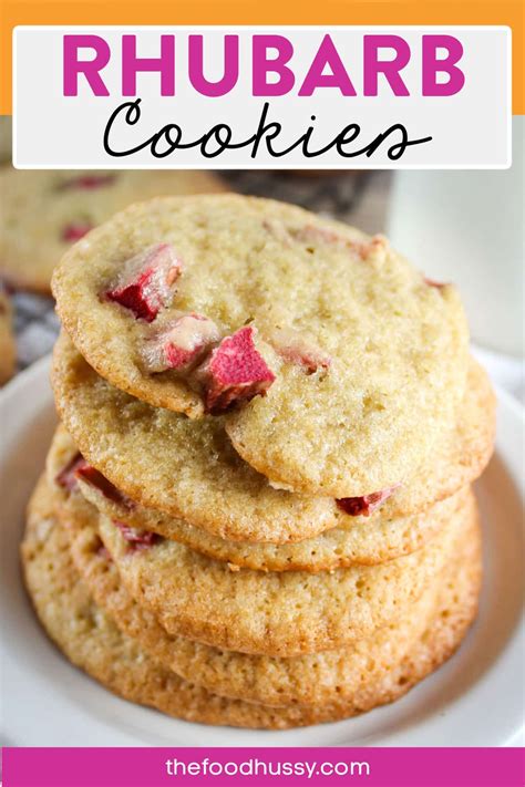 Rhubarb Cookies The Food Hussy