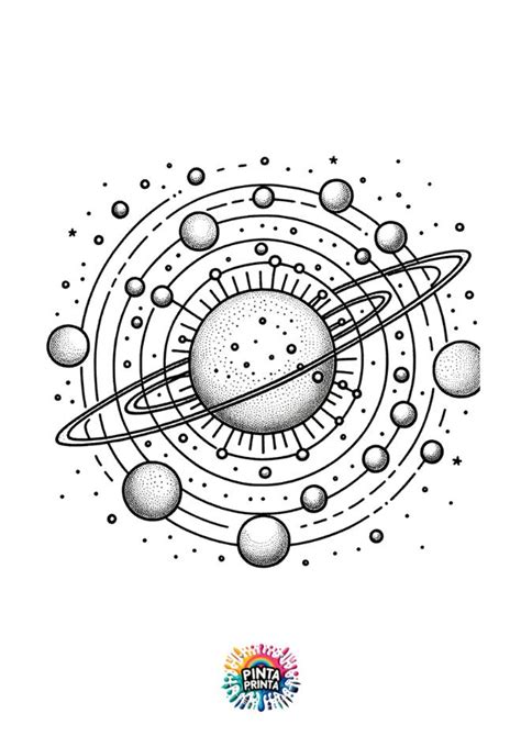 🎨 Dibujos De Sistema Solar Para Colorear ¡dale Color Ahora