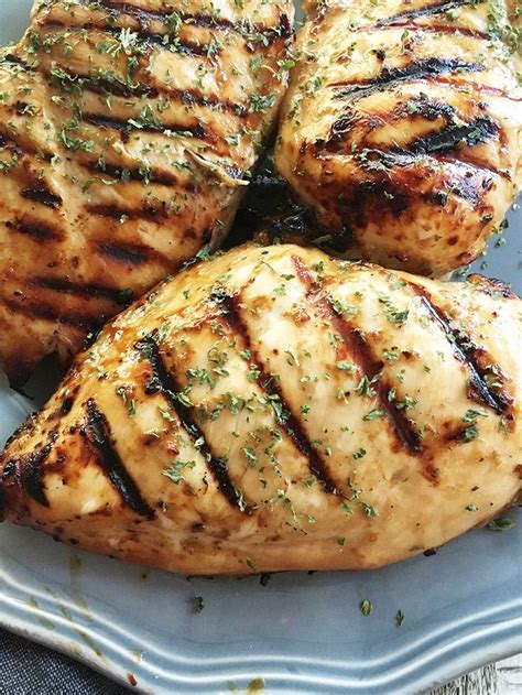 Easy 3 Ingredient Grilled Chicken Marinade Recipe Diaries Grilled