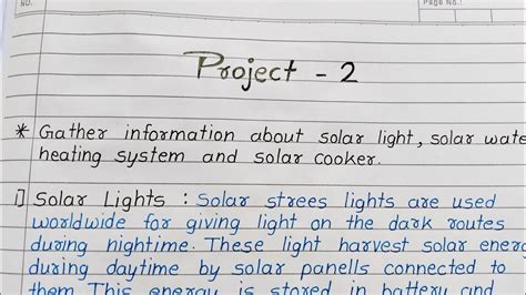 Th Std Science Part Chapter Information About Solar Light Water