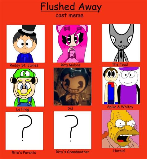 Flushed Away Cast Meme By Bluefan On Sketchers United