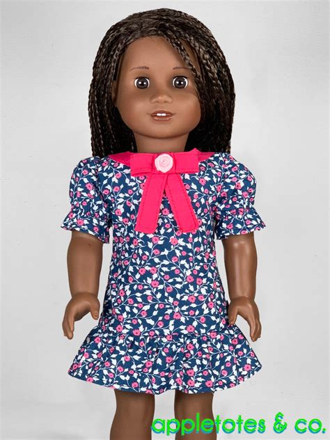 Riviera Dress 18 Inch Doll Sewing Pattern Appletotes And Co