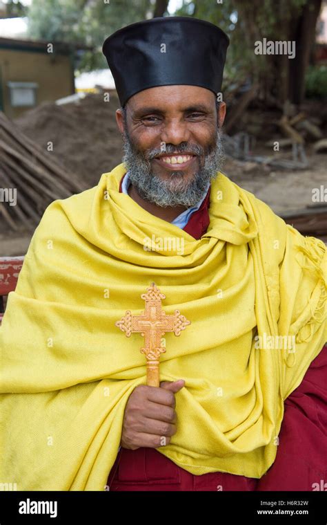 Priest Holding Ethiopian Cross Hi Res Stock Photography And Images Alamy