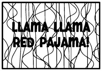 Llama Llama Red Pajama Coloring Page Brunicaoilin