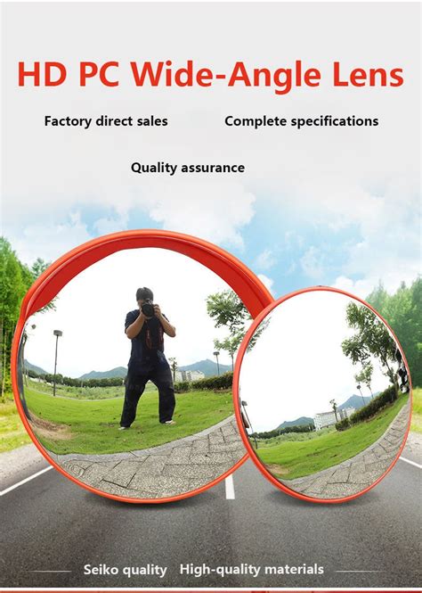 Road Traffic Convex Mirror Unbreakable Polycarbonate Traffic Safety