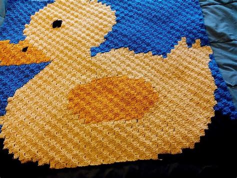 Duck C C Baby Afghan Pattern By Crochet Couch Baby Afghan Patterns