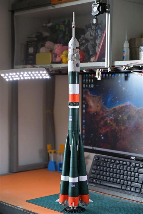 Soyuz Rocket 172 Model Highly Detailed Ussr Design Etsy