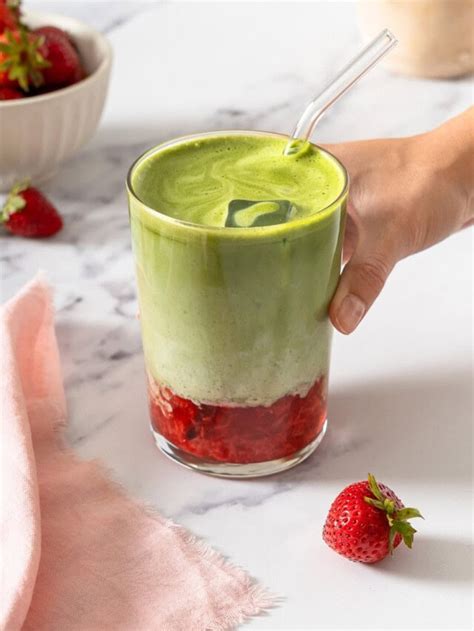 How To Make A Perfect Strawberry Matcha Latte Takes Two Eggs