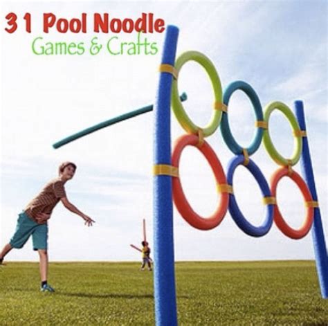 Games Crafts Using Pool Noodles Iseeidoimake