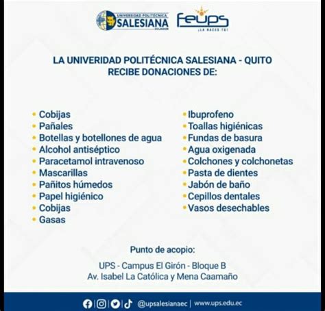 Plataforma Va Por Ti Ecuador On Twitter Urgente Quito Martes