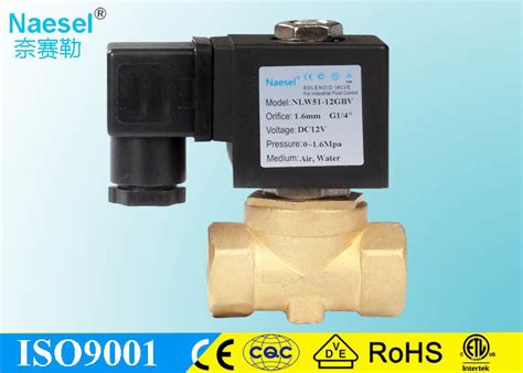 12mm Orifice Emc Solenoid Valve Brass Stainless Steel Solenoid