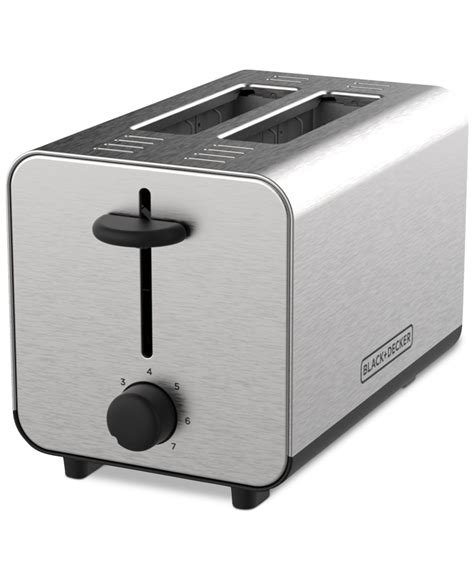 Black & Decker 2-slice Stainless Steel Toaster In Silver | ModeSens