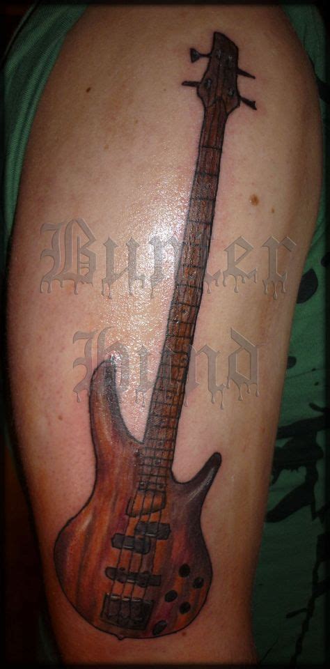 36 Bass Guitar Tattoos Ideas Guitar Tattoo Tattoos Bass Guitar