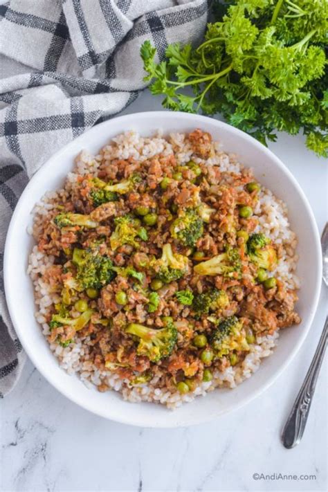 Teriyaki Ground Turkey With Rice Easy Dinner In 30 Minutes