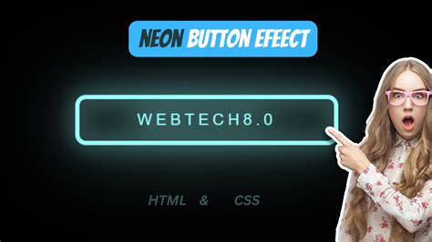 Css Neon Button Effects On Hover Html Css Glowing Buttons Youtube