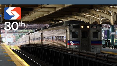 Septa Regional Rail At 30th Street Station Youtube