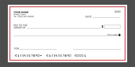 Premium Vector Check Chequebook Template Blank Bank Cheque For