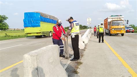 PPTR Tutup U Turn Di Jalan Tol Pejagan Pemalang Jelang Mudik Cegah