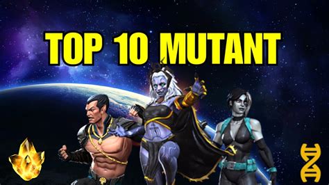 Top 10 Mutant Les Meilleurs Champions Mutant Marvel Contest Of Champions Youtube