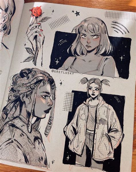 Gret Lusky Art Sketchbook Source Https Gretlusky Sketchbook In