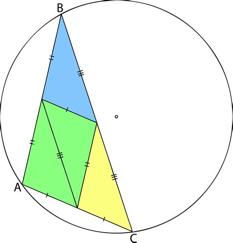 An Obtuse Triangle Circumscribed About A Circle