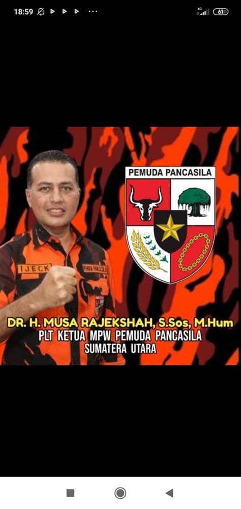 Ijeck Plt Ketua MPW Pemuda Pancasila Sumut Beritasore Co Id