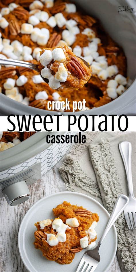 Crockpot Sweet Potato Casserole Recipe Upstate Ramblings