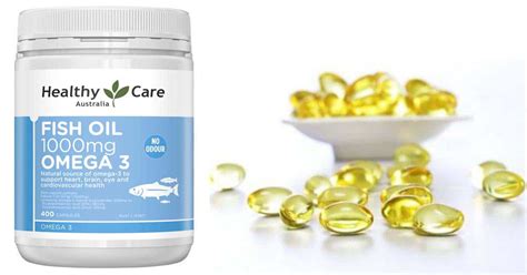 DẦU CÁ HEALTHY CARE FISH OIL OMEGA 3 1000MG 400 VIÊN