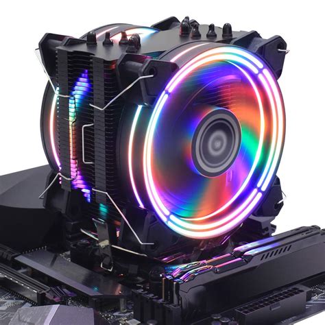 Buy CPU Cooler RGB Black Edition CPU Air Cooler, H120D RGB Fan, 6 CD 2. ...