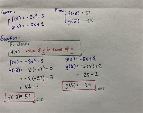 [solved] The Functions F And G Are Defined As Follows F X 2x 3 G X Course Hero