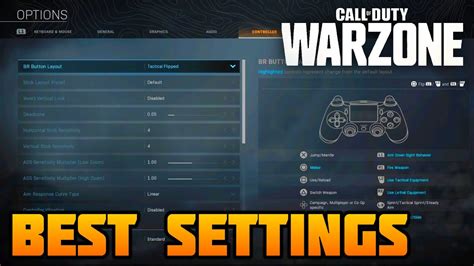 Best Settings For Warzone Controller On Pc Modern Warfare Warzone