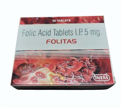 Mg Folic Acid Tablets Ip At Rs Box Folic Acid Tablet In Nagpur