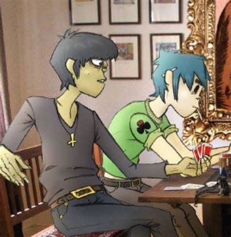 Murdoch And 2d Gorillaz 2d And Noodle Jamie Hewlett