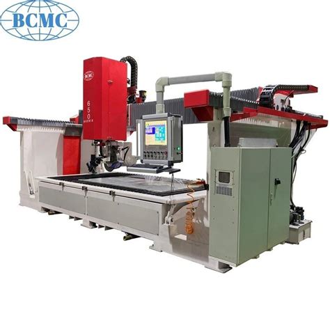 Bcmc Five Axis Cnc Esa Italian System Water Jet And Bridge Saw