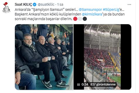 Suat K L Samsunspor S Per Lige Payla M Yapt Spor Samsun Kent Haber