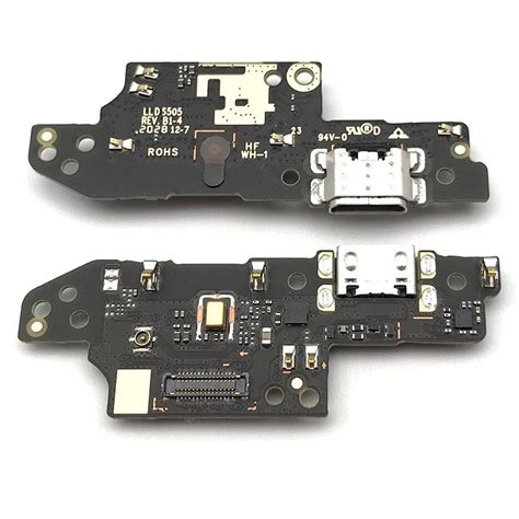 Placa Dock de Carga Microfone Xiaomi Redmi 9A 9C 9i Carga Rápida