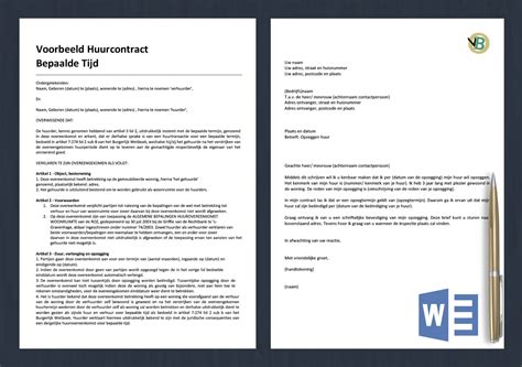 Voorbeeldbrief Opzeg Huurcontract Huurder