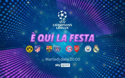 Champions Calendario E Orari Delle Partite Di Domani Sky Sport