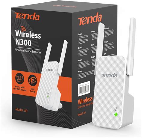 Tenda A9 N300 Universal Range Extender Broadband Wi Fi Extender Wi Fi