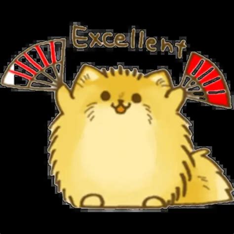 Perrito Pomerania Stickers Para WhatsApp