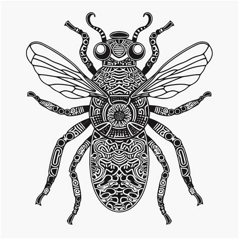 Premium Vector Tribal Beetle Tribal Design With Beetle Object