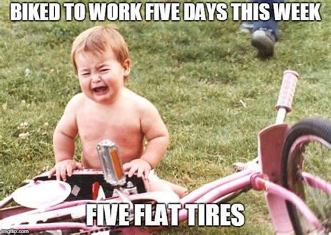 Funny Flat Tire Meme