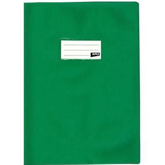 Prot Ge Cahier X Cm A Plastique Vert Apli Prot Ge Cahier Et