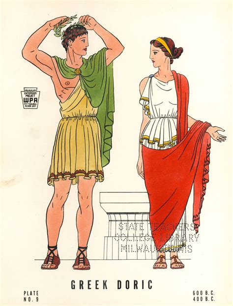 Fashion Friday—Costumes of the World | Ancient greek clothing, Greek