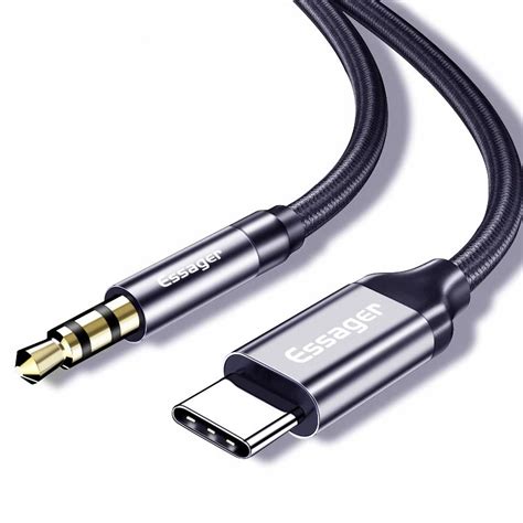 Kabel Essager Adapter Audio Usb C Mini Jack Aux Type C Sklep