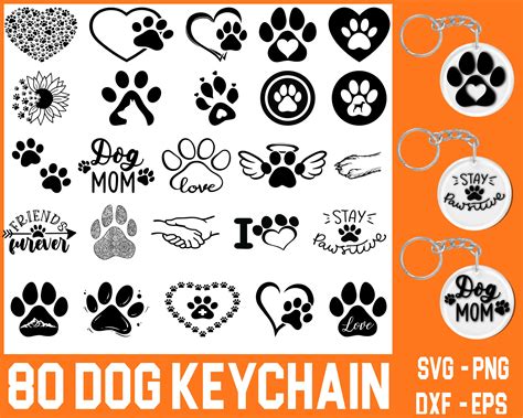 Dog Keychain Svg, Keychain SVG, Dog Keychain Svg Bundle, Keychain Svg ...