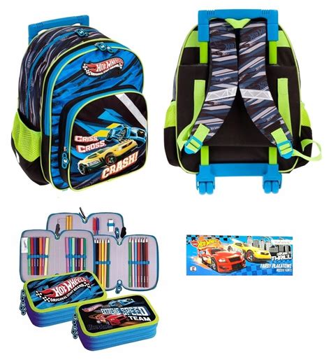 HOT WHEELS PLECAK NA KÓŁKACH PIÓRNIK komorowy oficjalne archiwum Allegro