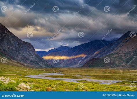 View From Tibet Background Stock Photo Image Of Tibet 126413606