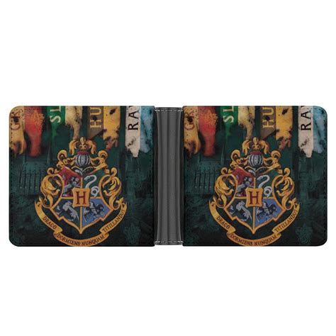 Harry Potter Hogwarts PU Leather Bifold Wallet Money Organizers Gift