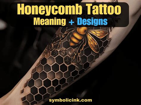 Honeycomb Tattoos Designs Ideas For Men And Women